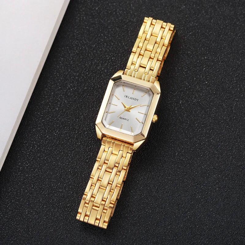 Women Quartz Wristwatch Casual Fashion Ladies Watch with Alloy Case