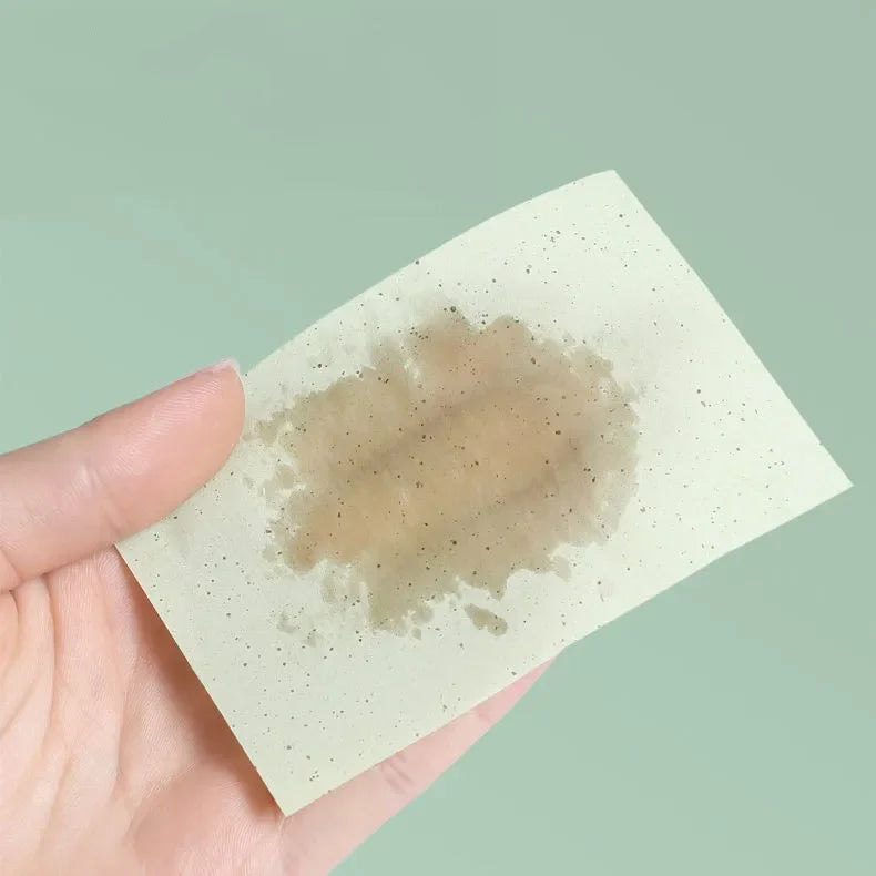 100Pcs Face Oil Blotting Papers Facial Cleansing Wipes Oil Control Matting Tools