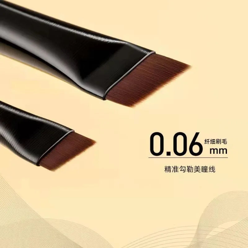 50Pcs Eyebrow and Eyeliner Makeup Brush Set - Small Angle Contour Brushes for Female Grooming