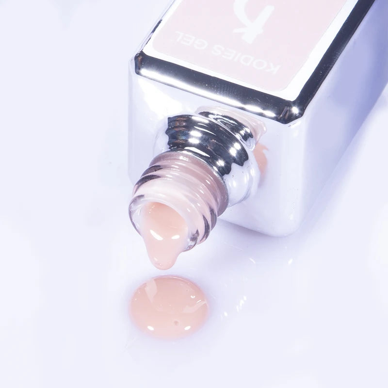 Rubber Base Gel Nail Polish - Ivory Beige Semi-Permanent UV/LED Nail Art