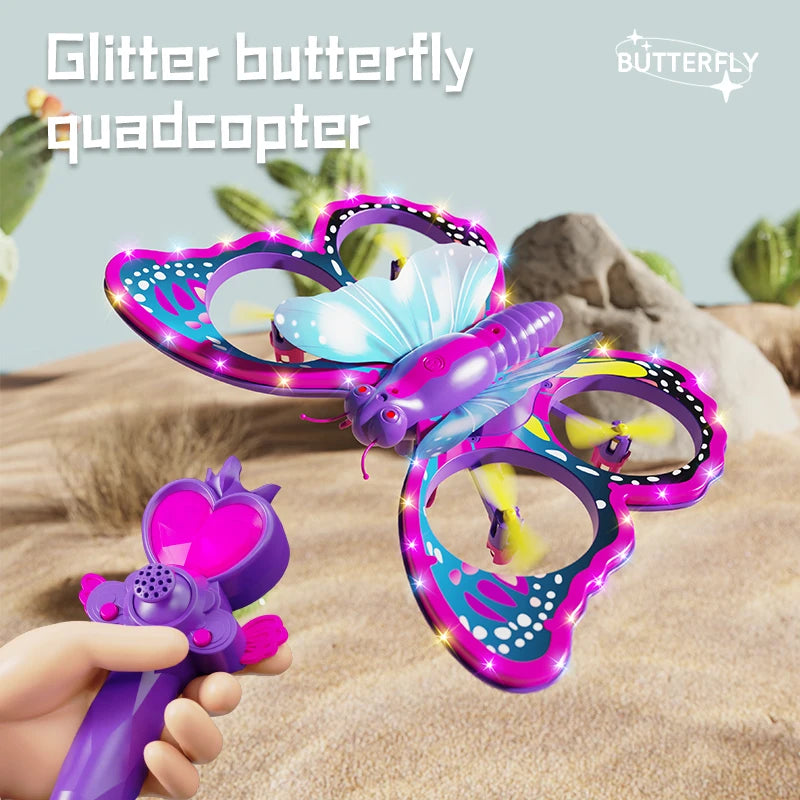 Mini Drone Quadcopter with Gravity Sensing LED Lights for Kids & Beginners