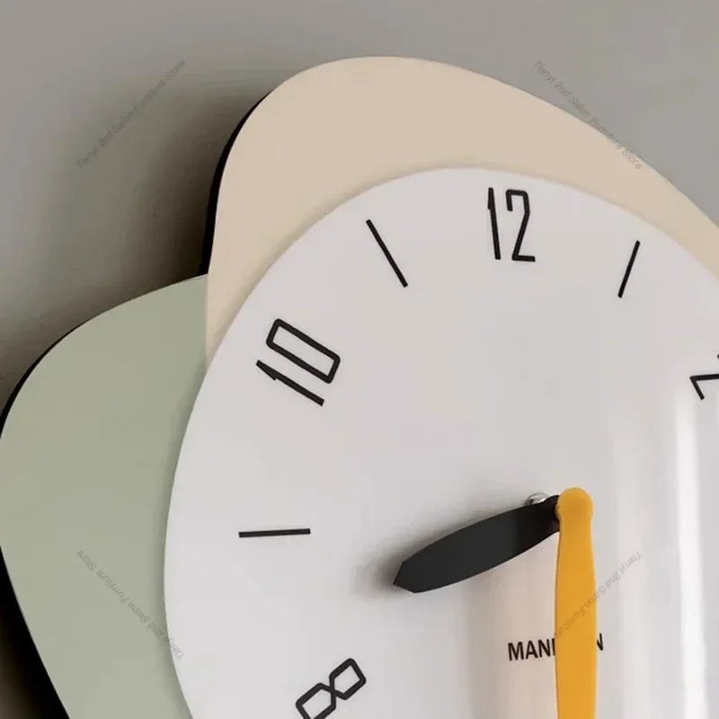 Silent Modern Wall Clock - Minimalist Design for Living Room Decor