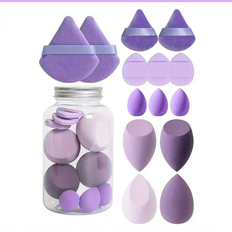 12/14Pcs Makeup Sponge Set for Foundation Blending Beauty Egg Powder Puff Tools