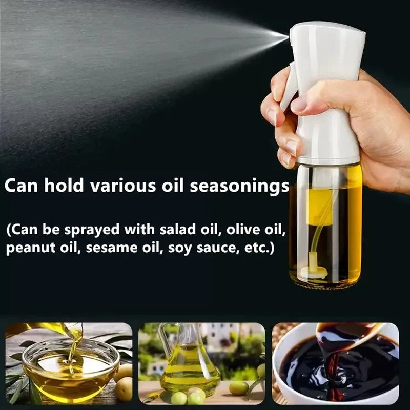 200ml Oil Spray Bottle for Cooking BBQ Baking - Dispenser for Olive Oil Vinegar Soy Sauce