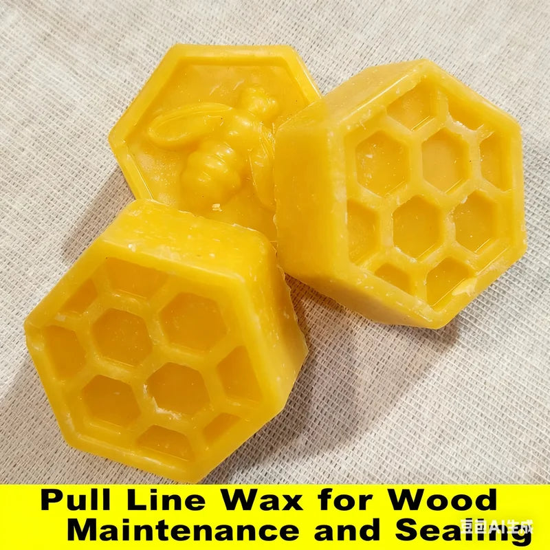 Pure Beeswax Wood Polish & Furniture Wax - Natural Hardwood Floor & Furniture Care - 500g
