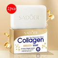 Moisturizing Collagen Ossein Facial Soap with Foam Cleansing - Handmade Body Wash