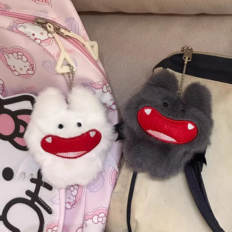 Halloween Demon Bat Plush Toy Keychain Bag Pendant - Festive Gift, Multiple Colors