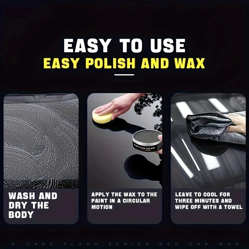 Black Crystal Coating Wax - Deep Brightening, Color Enhancement, UV & Oxidation Protection