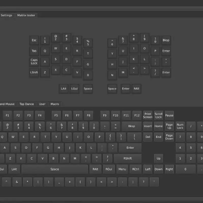 Split Mechanical Keyboard Kit - Hot Swappable, Programmable, Ergonomic 54-Key Layout