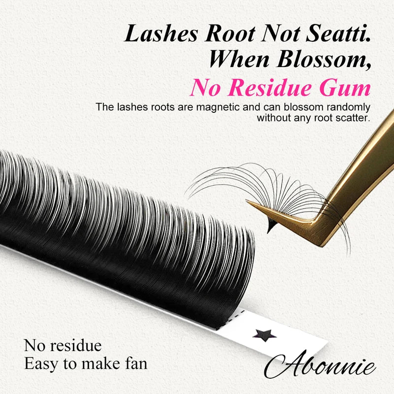 Auto Fan Lash Extensions Kit - Blooming Eyelashes, Easy Fanning, Mega Look