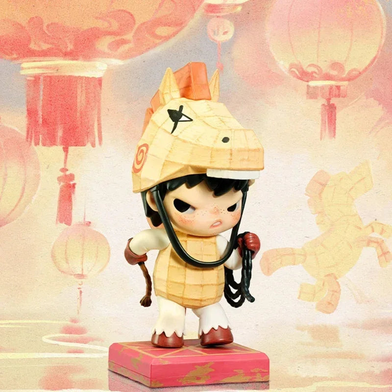 Mystery Box Figurines Set - PopMart The Golden Gallop Series Home Decor Collectibles