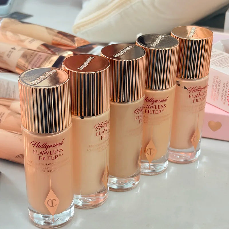 Liquid Foundation Makeup Spray with Hyaluronic Acid for Flawless Face - All Colors