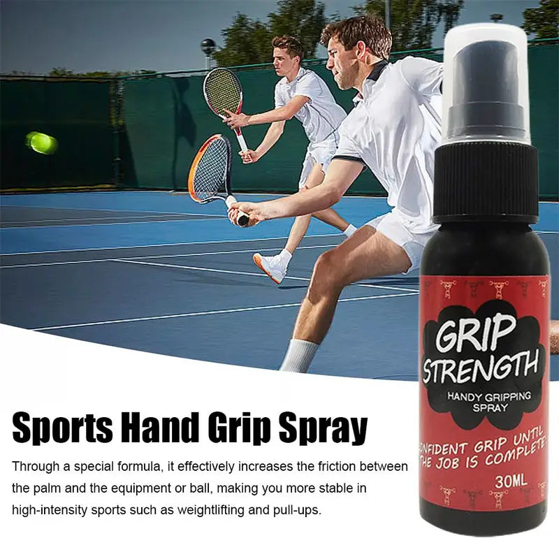 Sports Hand Grip Spray 30ml Anti-Slip Enhancer for Tennis Basketball & More