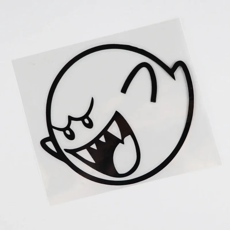 Halloween Horror Grimace Vinyl Car Decals - Waterproof Silhouette Stickers, 15cm