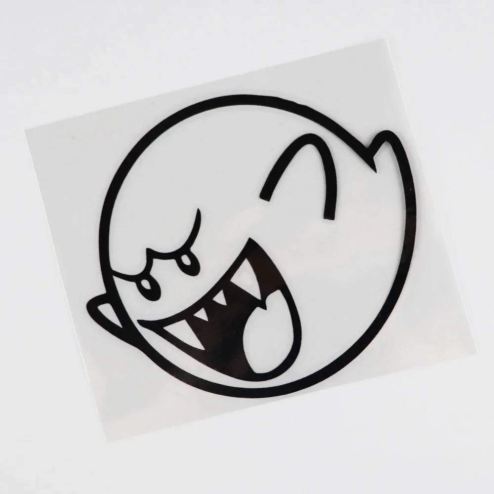 Halloween Horror Grimace Vinyl Car Decals - Waterproof Silhouette Stickers, 15cm