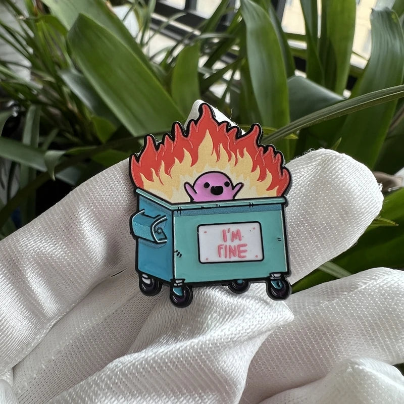 Funny Halloween Enamel Pin