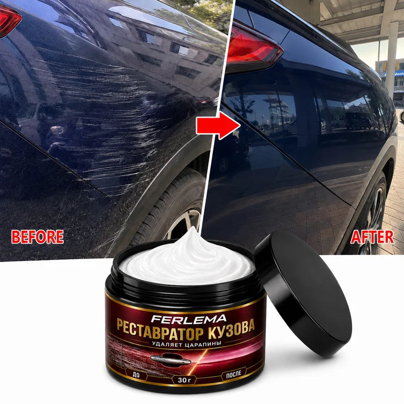 Car Paint Scratch Remover Wax - Auto Polishing Paste for Light Scratches and Stains