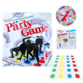 Family Indoor Outdoor Twister Party Game - Body Twisting Interactive Group Sports Toy