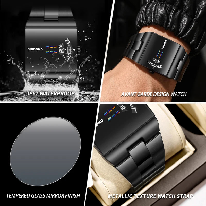 Waterproof Men's Quartz Sport Watch - Luxury Casual Wristwatch for Men