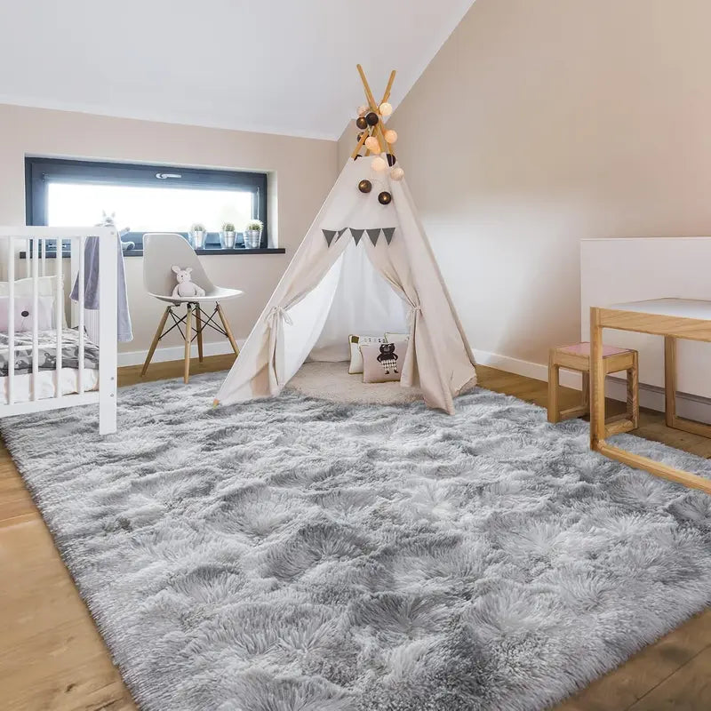 Plush Children's Room Rug - Soft Anti-Slip Sofa Carpet for Home Decor