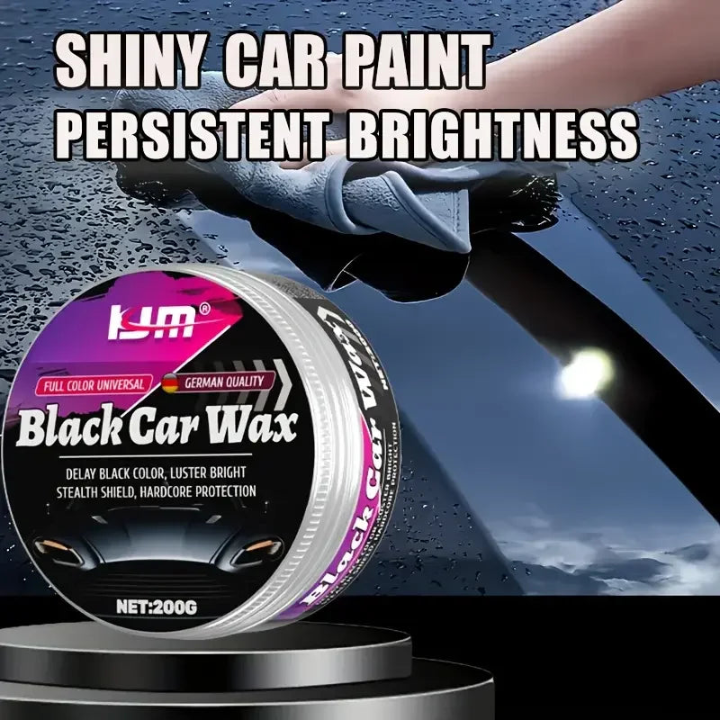 Car Wax Polish for Surface Brightening & Scratch Repair - Solid Wax, Multiple Colors