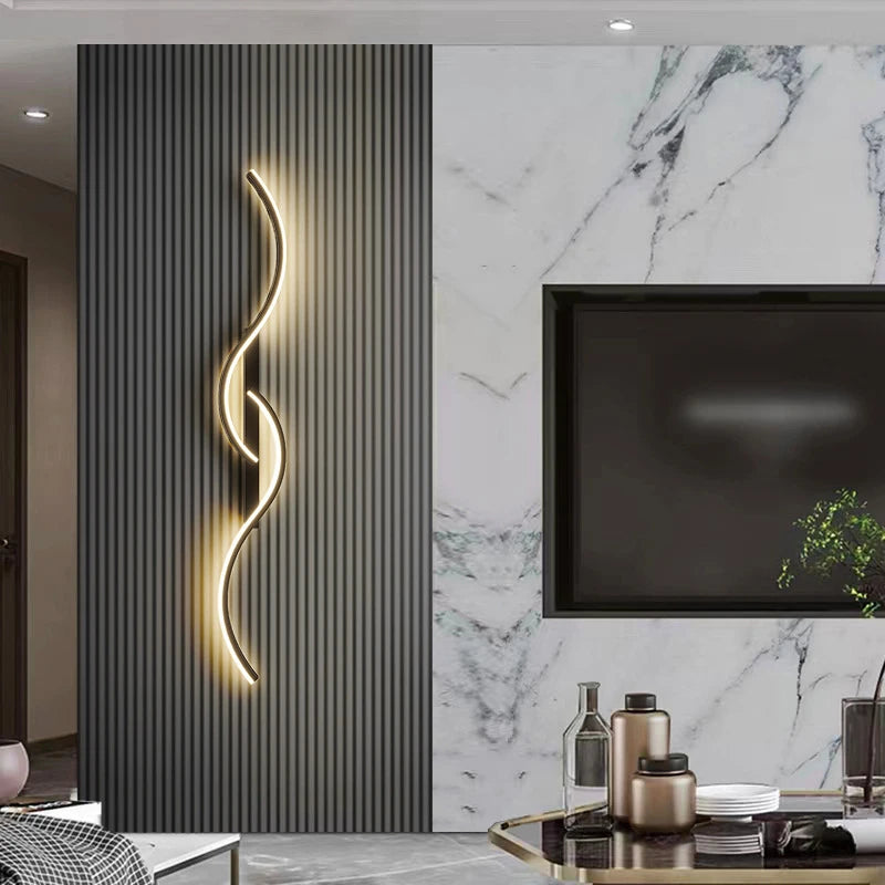 Modern LED Wall Lamp - Minimalist Indoor Wall Sconce for Bedroom & Living Room