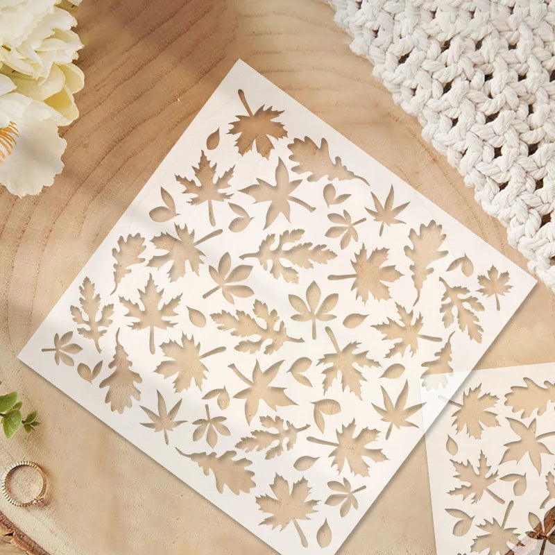 Reusable Maple Leaf Stencil for Painting and Airbrush Art - Fall Design Template