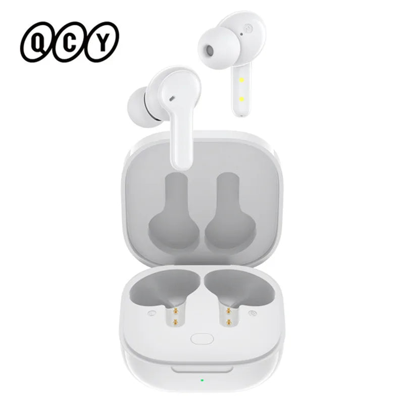 Wireless Bluetooth Earbuds with Noise-Canceling Microphones and Touch Control
