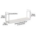 Bathroom Mirror Cabinet Storage Box with Layers Hanging Basket Under Sink Organizer