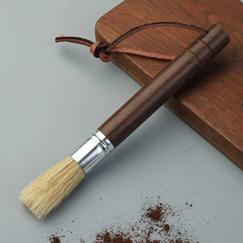 Vintage Coffee Grinder Cleaning Brush Set - Retro Barista Coffee Machine Accessories