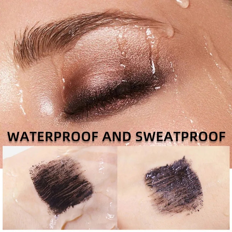 Waterproof Lengthening Curling Mascara with Silk Fibers - Black Lash Extension