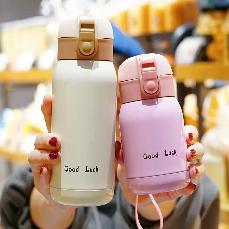Stainless Steel Mini Thermos Cup 200ml/360ml Insulated Coffee Mug Vacuum Flask