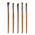 Horse Hair Eyeshadow Makeup Brushes Set with Bag - Blending & Eyebrow Tools
