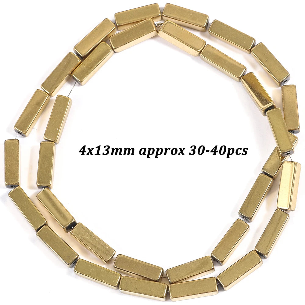 Natural Stone AAA+ Hematite Spacer Beads for Jewelry Making 15''