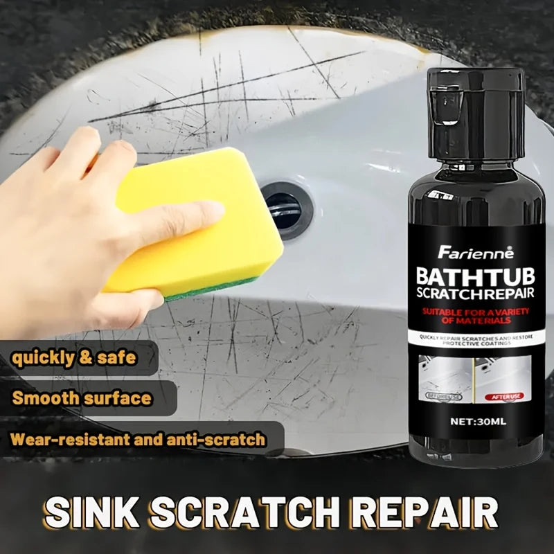 Multi-Purpose Repair Wax for Bathtub, Toilet, Ceramic & Resin Surfaces - Quick Scratch Cover & Restoration