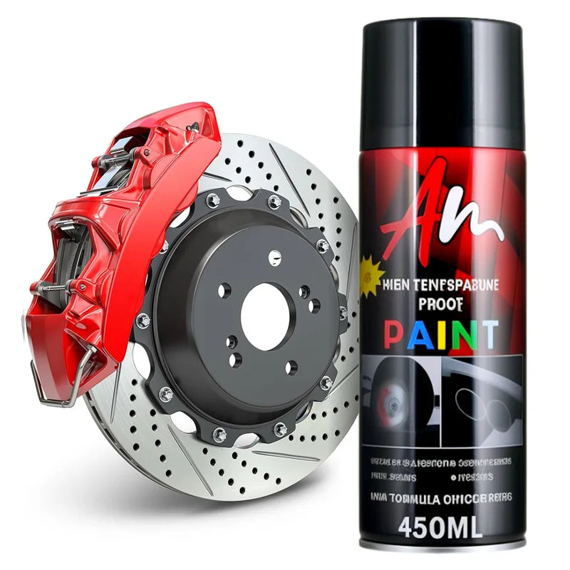 DIY Brake Caliper Paint Spray Can - High Temp Gloss Finish Multiple Colors