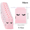 50PCS Reusable Cosmetic & Travel Pouch for Eyelash Extension Aftercare