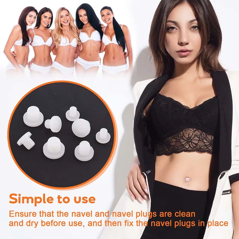Silicone Belly Button Plug for Hernia and Liposuction Recovery, Body Shaping