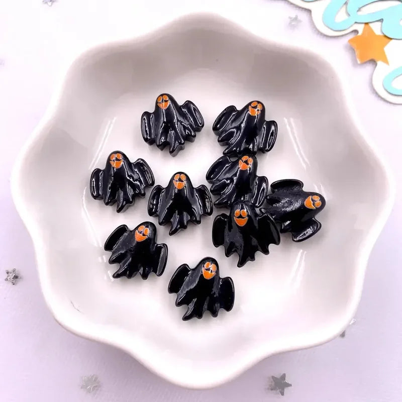 30pcs Colorful Resin Mini Figurines Halloween Decor Craft Supplies