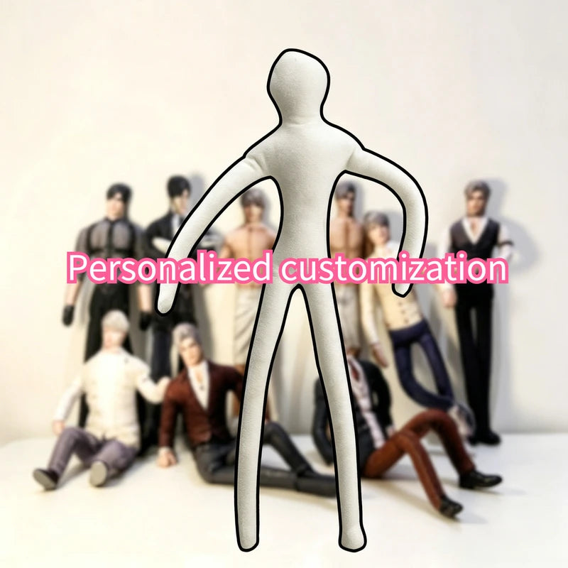 Personalized Custom Abstract Doll - Handmade Portrait for Pet or Human Anime Fan Gift