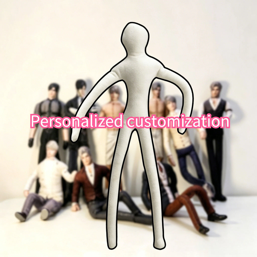 Personalized Custom Abstract Doll - Handmade Portrait for Pet or Human Anime Fan Gift