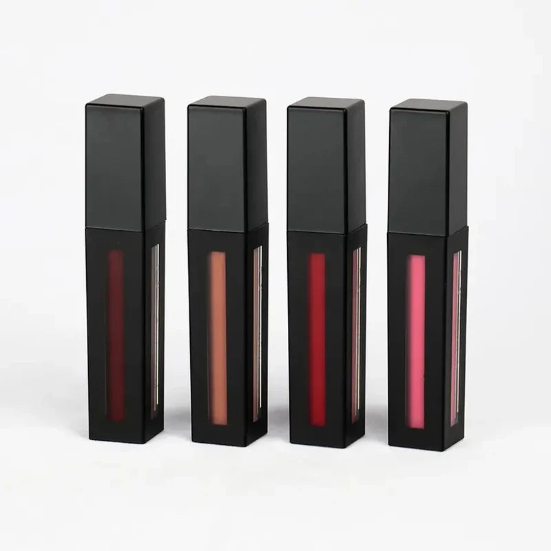 Private Label Lip Gloss Set - Custom Logo, High Pigment, Nourishing, Long-Lasting Matte & Shimmer Lip Makeup Wholesale