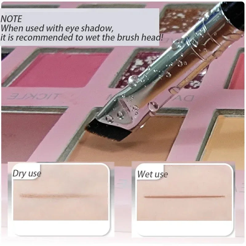 Precise Fine Angle Eyeliner & Eyebrow Brush - Ultra Thin Flat Detail Tool