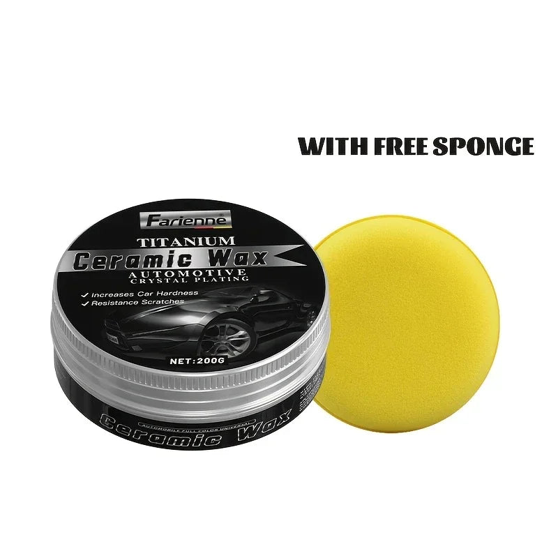 200g Ceramic Car Wax - Universal Fit, Scratch Resistance & High-Gloss Shine