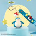 Pokemon Anime Keychain Figures Snorlax Mimikyu Cubone Car & Backpack Decoration