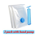 Vacuum Storage Bags for Clothes and Bedding - Space Saver Organizer with Pump