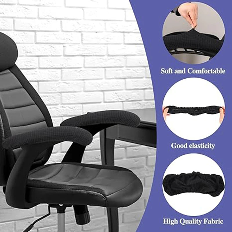 Computer Chair Armrest Cover Waterproof Dustproof Office & Home Use