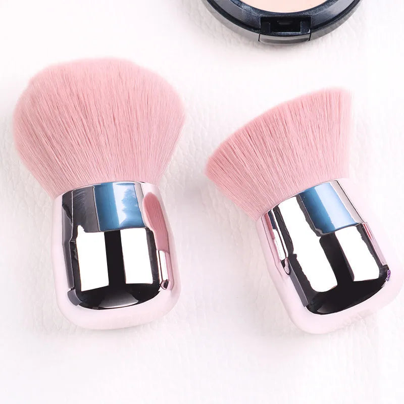Mini Fluffy Powder Blush Brush Set for Women & Girls – Portable Makeup Tools
