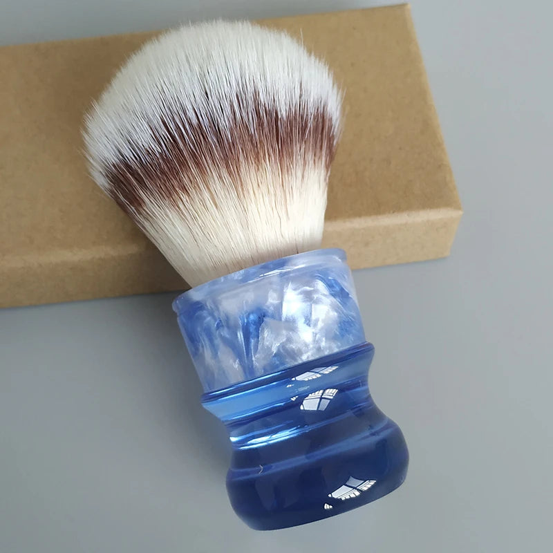 Synthetic Hair Shaving Brush for Men - Soft Face Lathering, 26mm Knot