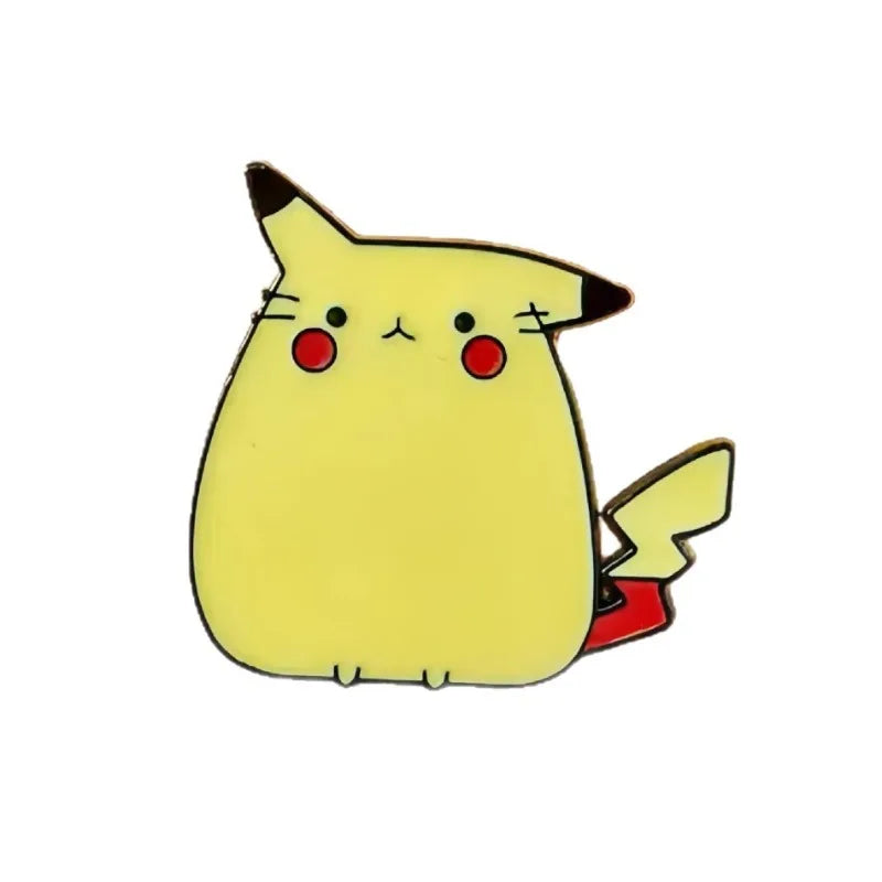 Pokemon Brooch Pikachu Metal Badge Anime Cartoon Clothes Backpack Decoration Accessories